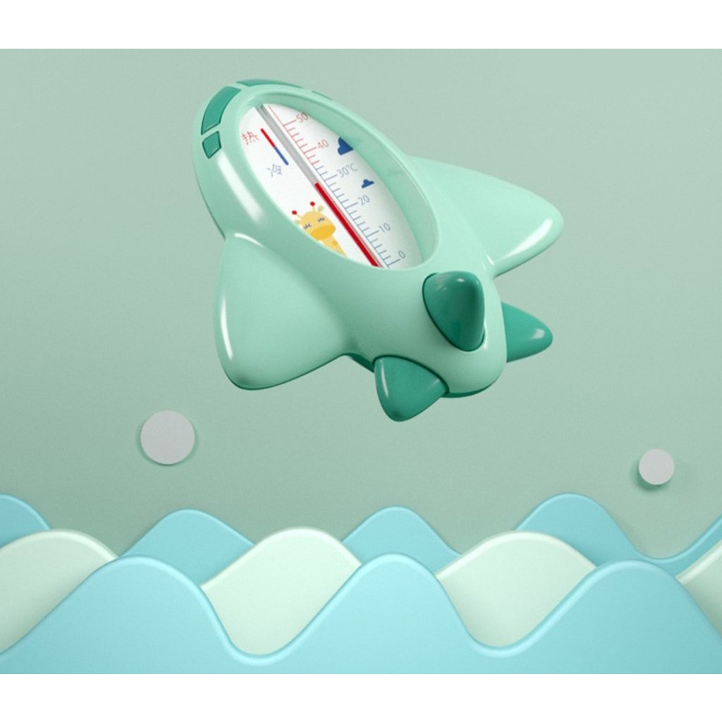 Nhiệt Kế Đo Nhiệt Độ Nước Tắm Cho Bé- Hình Máy bay - Hình Gấu - Hình Cá - GIAO Màu NGẪU NHIÊN