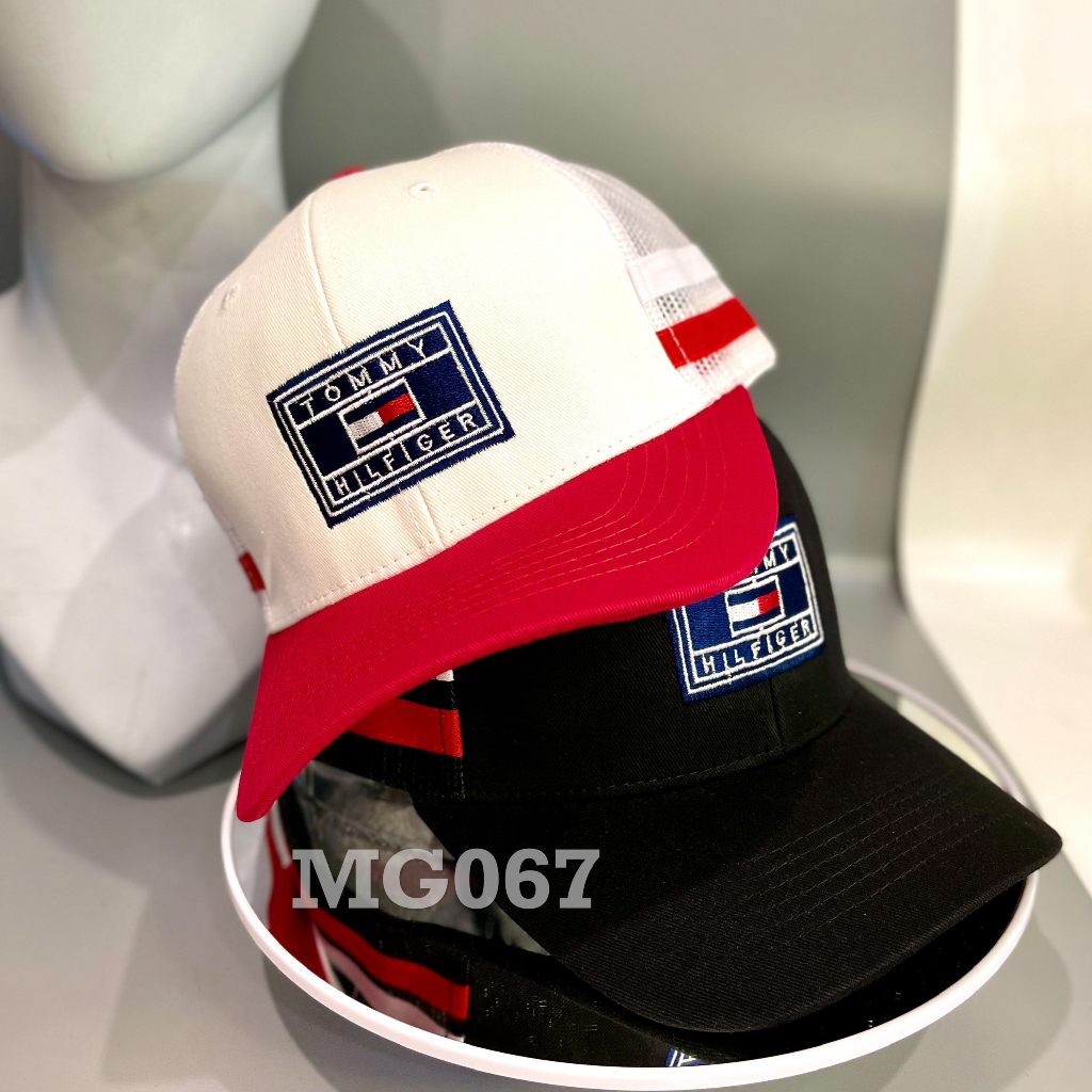Nón kết Mũ lưỡi trai lưới Mesh Cap Replay nam nữ thoáng khí màu trắng MG067