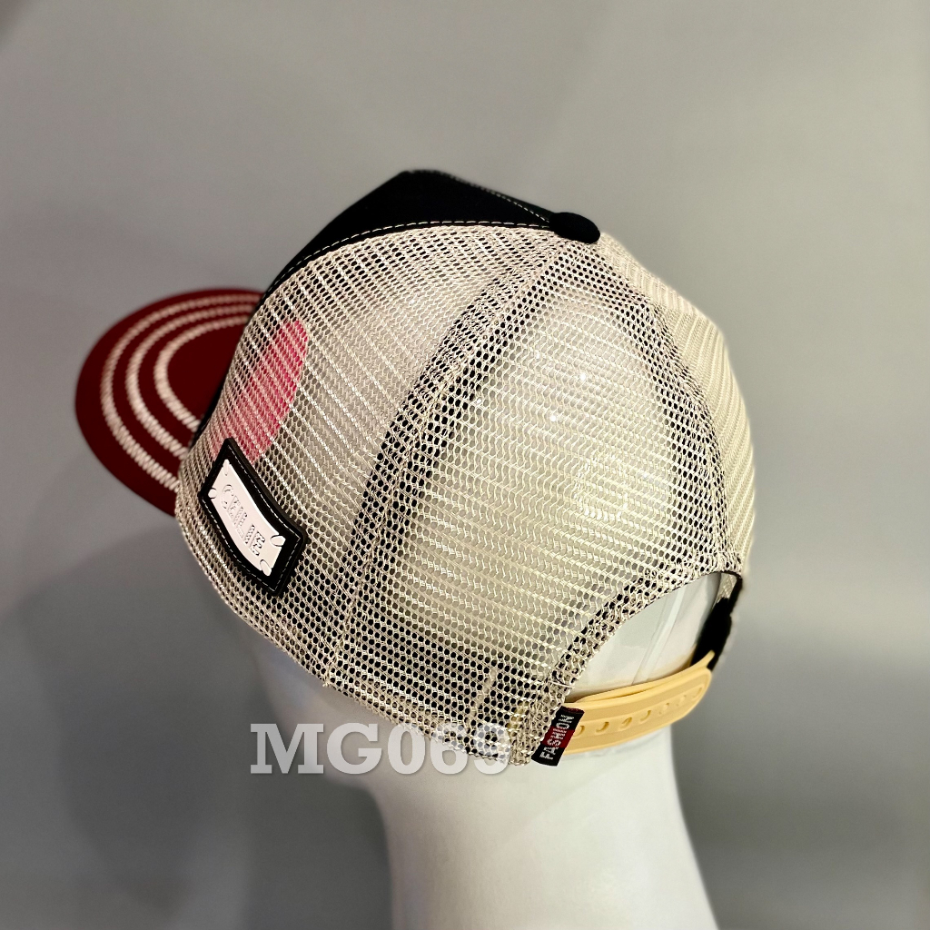 Nón kết Mũ lưỡi trai lưới thoáng khí Mesh Cap đại bàng nam nữ màu đen đỏ MG069