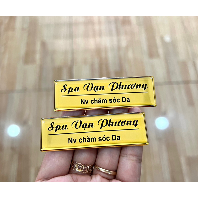 Bảng Tên Nhân Viên Không LOGO , Bảng Tên Đeo Áo