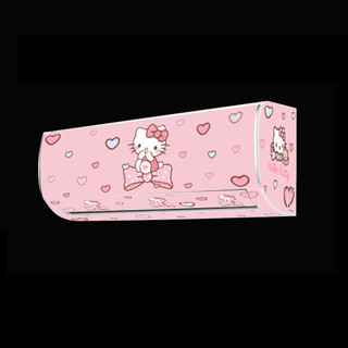 Decal dán máy lạnh HELLO KITTY (mẫu mới) - Dán full 4 mặt