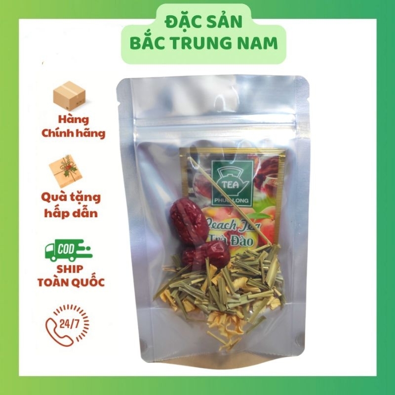 Trà Đào Táo Sả