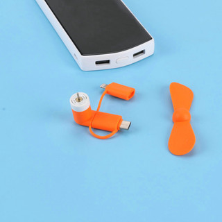 Quạt Mini Usb 2 Cánh Cắm Điện Thoại Android Iphone