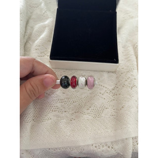 charm glass bạc 925