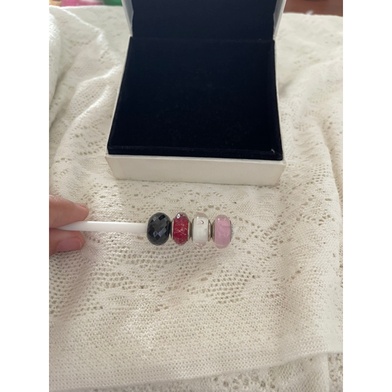 charm glass bạc 925