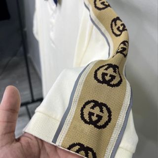 Áo polo GC Interlocking phối viền vào cấp Áo polo GC vải cá sấu mới nhất