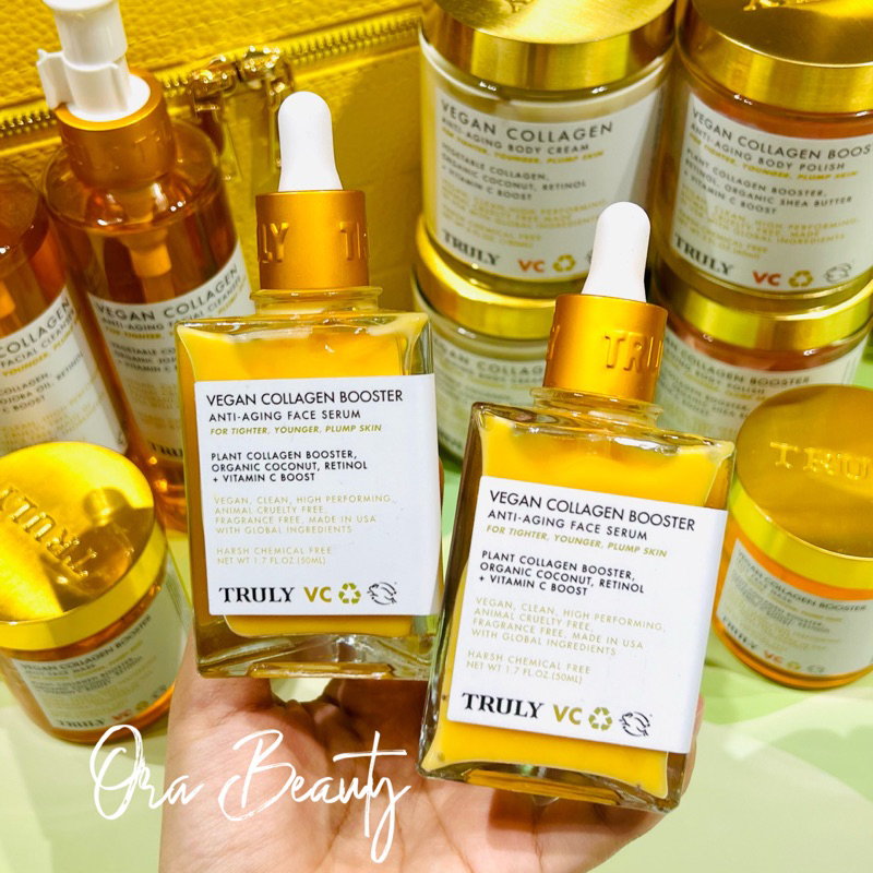 Tinh chất dưỡng da Truly Beauty Vegan Collagen Booster Anti-Aging Face Serum