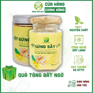 Bột Gừng Sấy Lạnh Nguyên Chất Giảm Cân Tăng Sức Đề Kháng Ngâm Chân The Moshav Farm