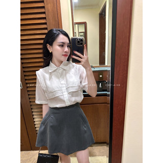 Áo sơmi lụa tằm C'est la vie