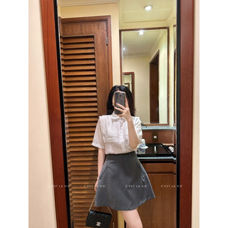 Áo sơmi lụa tằm C'est la vie