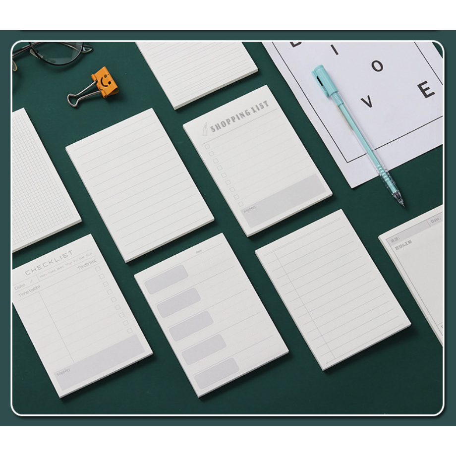 Giấy note giấy ghi chú MOYL form vừa 50 tờ 90x125mm