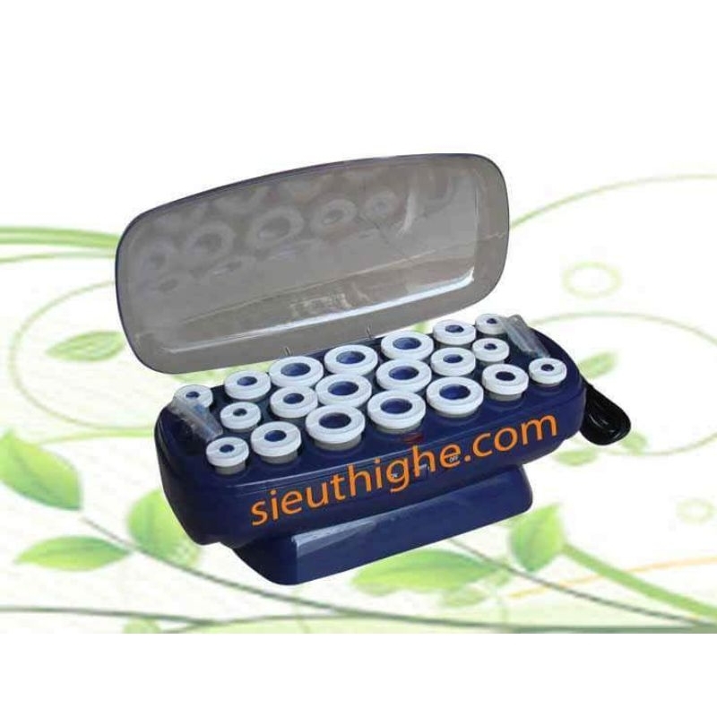 Bộ Lô Cuốn Tóc LOẠI XỊN - Bộ Lô Sấy Tóc Hộp lô quấn tóc 20 ống bọc nhung