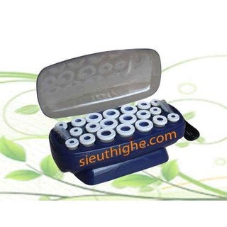 Bộ lô cuốn tóc loại xịn - bộ lô sấy tóc hộp lô quấn tóc 20 ống bọc nhung