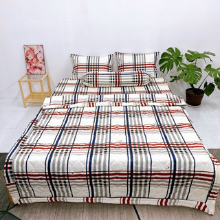 Bộ ga và vỏ gối cotton Thắng Lợi( nệm 10-15cm)