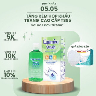 [Chính Hãng] Dung dịch rửa mắt Eyemiru Wash chai 500ml