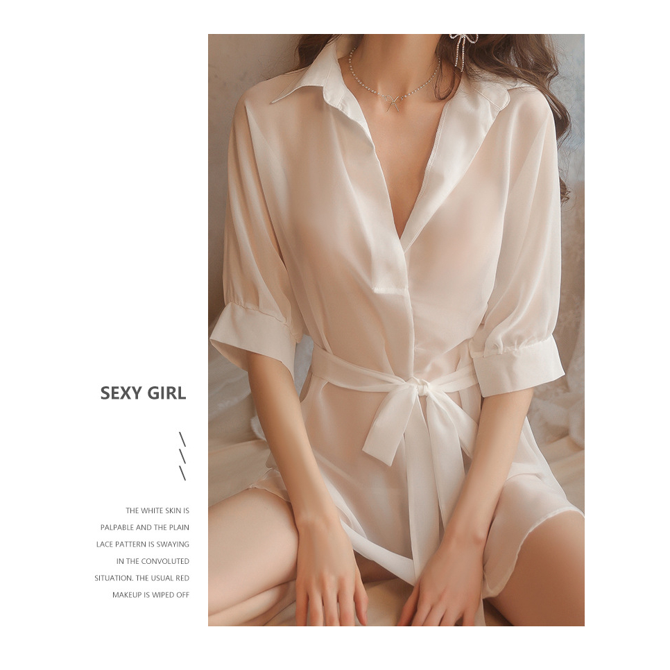 Set Áo ngủ Cao cấp voan Hàn Quốc TuTu L338