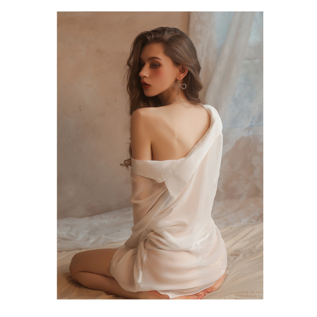 Set Áo ngủ Cao cấp voan Hàn Quốc TuTu L338