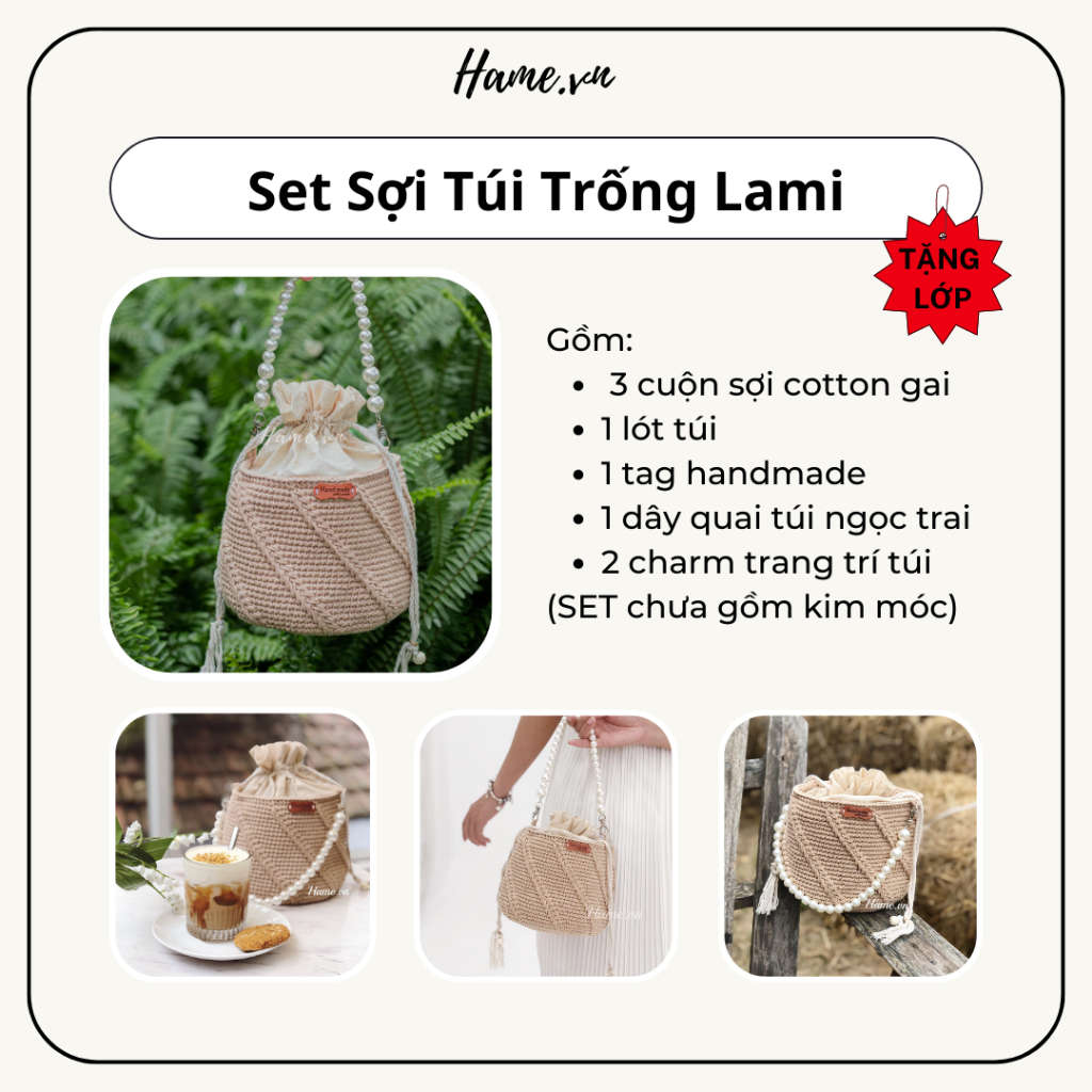 SET SỢI TÚI TRỐNG LAMI