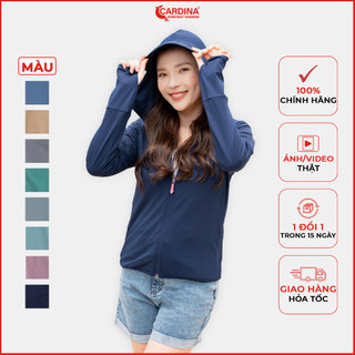 Áo chống nắng nữ CARDINA 2 lớp chất thun lạnh cao cấp chống tia UV thiết kế lưới tản nhiệt 2NF2