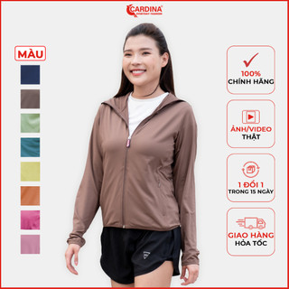 Áo Chống Nắng Nữ CARDINA 1 Lớp Chất Thun Lạnh Cao Cấp Chống Tia UV An Toàn Cho Da 2NF