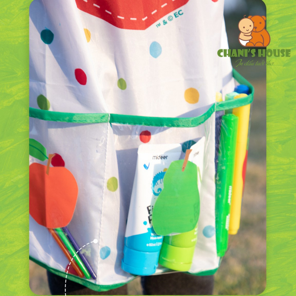 ÁO VẼ MIDEER VÀ JOAN MIRÓ CHỐNG THẤM NƯỚC CHO BÉ 3-6 TUỔI