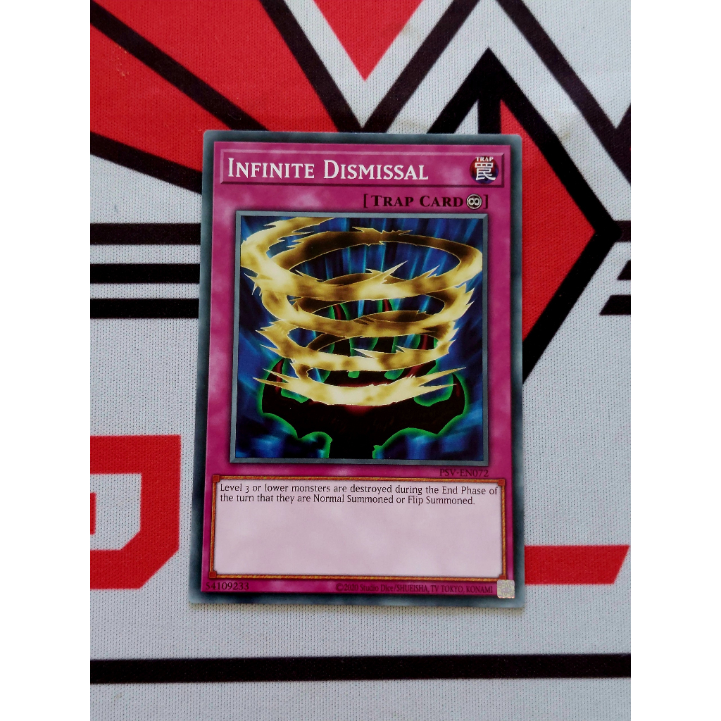 Thẻ Bài Yugioh Trap Infinite Dismissal - PSV-EN072 - Common