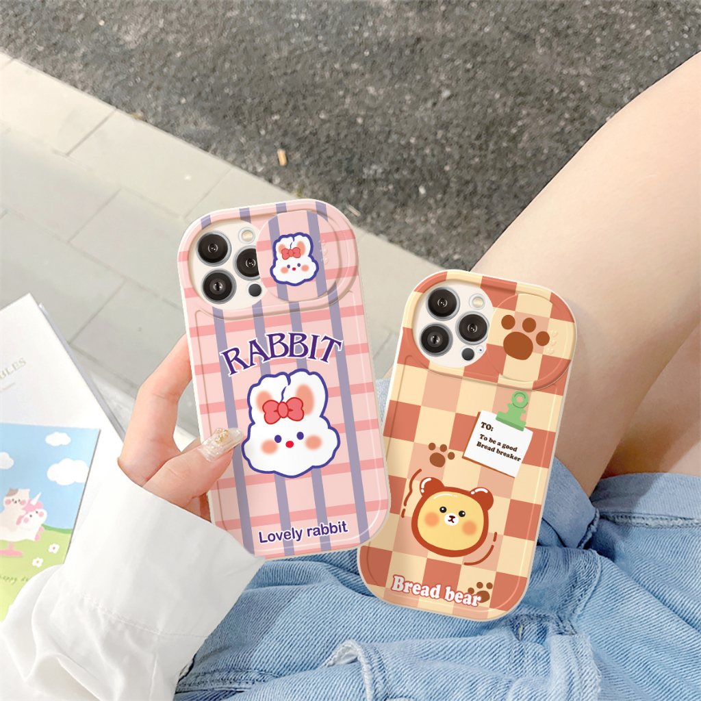 Ốp lưng iphone nắp trượt tròn Bread Bear 6/6plus/6s/6splus/7/7plus/8/8plus/x/xs/11/12/13/14/pro/max/promax/plus