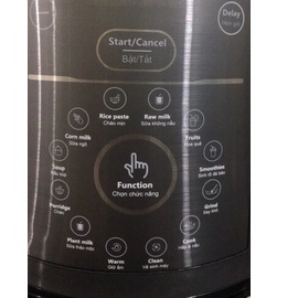 Máy Làm Sữa Hạt UKOEO PR5 Plus, Máy Làm Sữa Hạt UKOEO  - Nắp INOX- Bảo Hành 12 Tháng