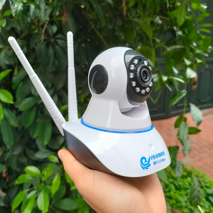 Camera yoosee 3 anten trong nhà xoay 360 độ wifi 2.0Mpx Fhd1080P siêu nét, đàm thoại 2 chiều