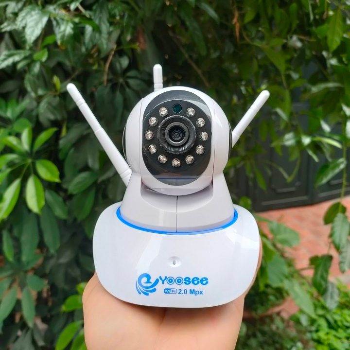 Camera yoosee 3 anten trong nhà xoay 360 độ wifi 2.0Mpx Fhd1080P siêu nét, đàm thoại 2 chiều