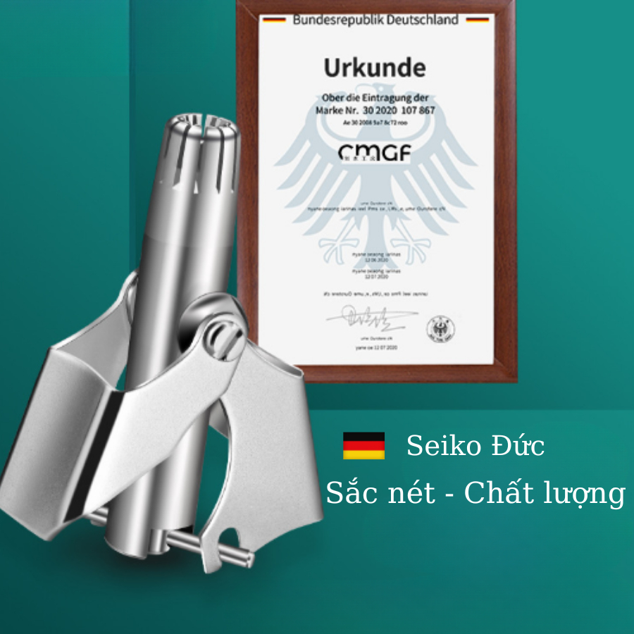 Dụng Cụ Tỉa Lông Mũi Cầm Tay Chất Lượng Đức, Cắt Tỉa Lông Mũi Cao Cấp, Nhập Khẩu