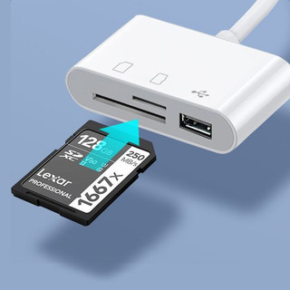 Đầu đọc thẻ OTG đa năng USB 3.0 (SD/Micro SD/USB)