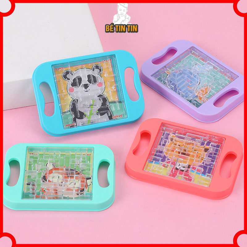 Đồ chơi mê cung lăn bi mô phỏng máy tính bảng 7 x 10 cm giúp trẻ tránh xa điện thoại