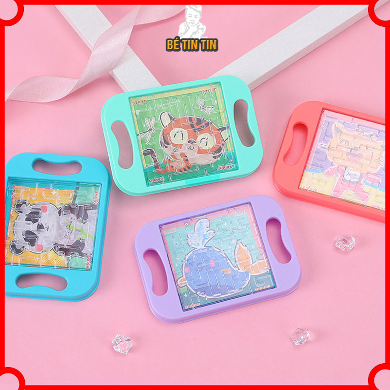 Đồ chơi mê cung lăn bi mô phỏng máy tính bảng 7 x 10 cm giúp trẻ tránh xa điện thoại