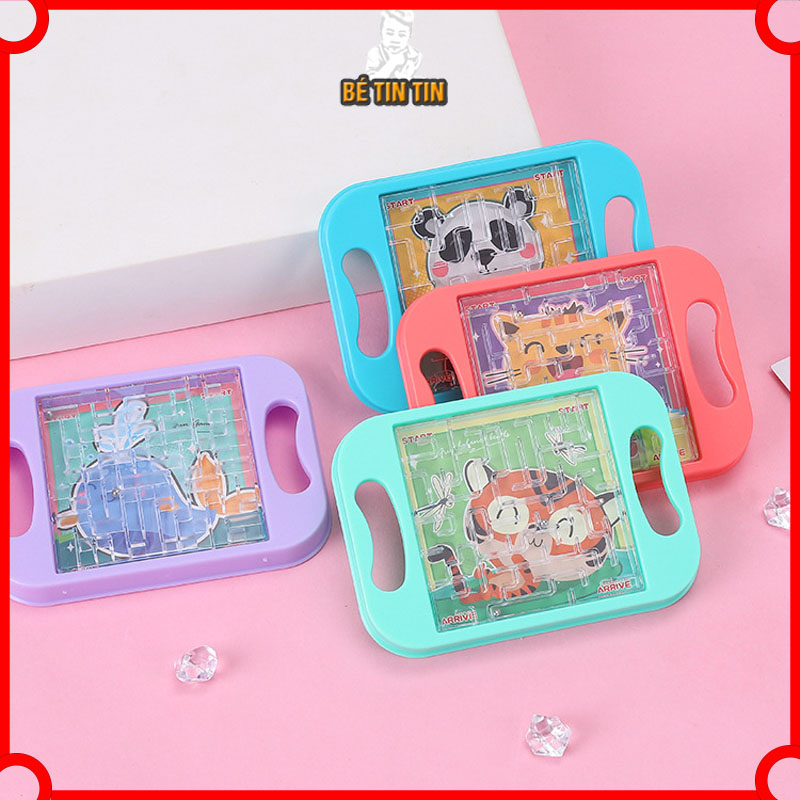 Đồ chơi mê cung lăn bi mô phỏng máy tính bảng 7 x 10 cm giúp trẻ tránh xa điện thoại