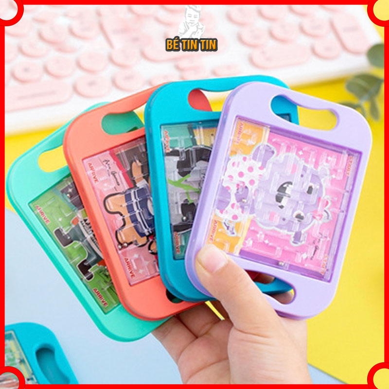 Đồ chơi mê cung lăn bi mô phỏng máy tính bảng 7 x 10 cm giúp trẻ tránh xa điện thoại