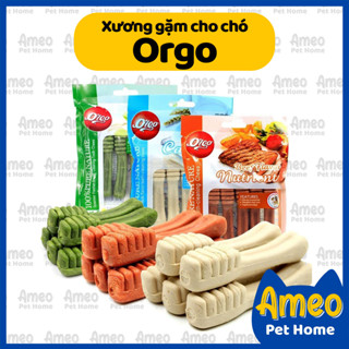 Xương gặm Orgo cho chó, snack xương làm sạch răng, thơm miệng, bổ sung canxi dinh dưỡng cho chó