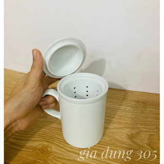 Bộ lọc trà gốm sứ Minh Long - Ca lọc trà sứ Minh Long