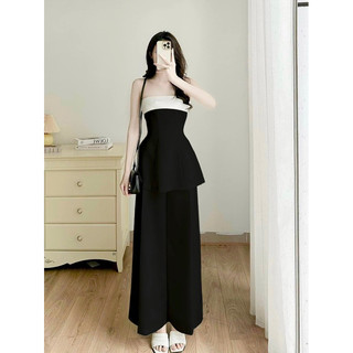 set áo quần quây peplum kèm quần suông Jna Official