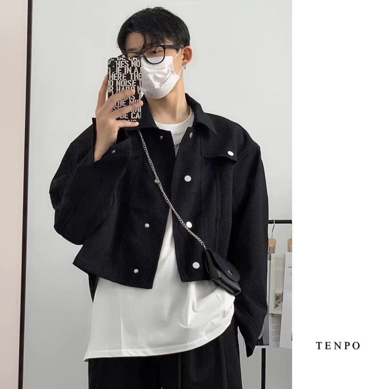 Áo Khoác Form Crop TENPO