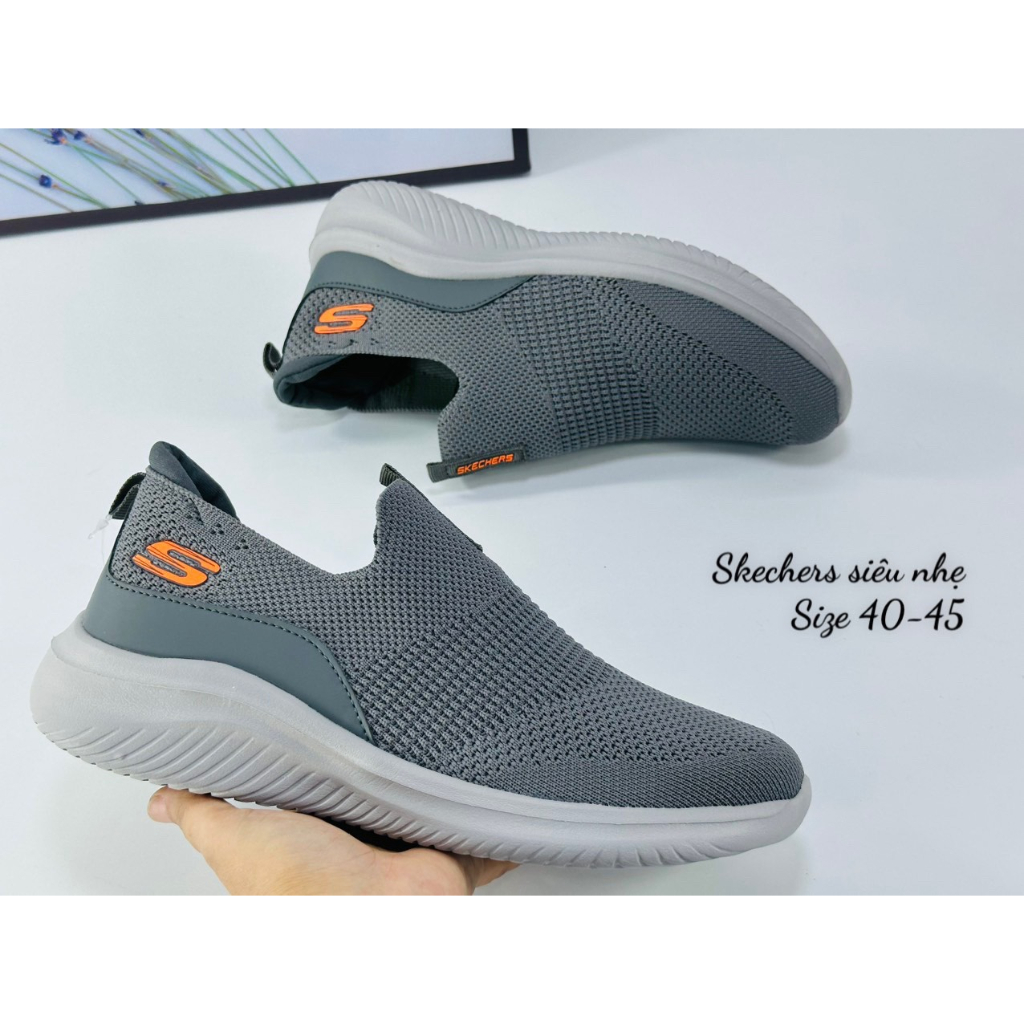 GIÀY SKECHERS NAM FORM ĐẸP SIÊU NHẸ ÔM CHÂN