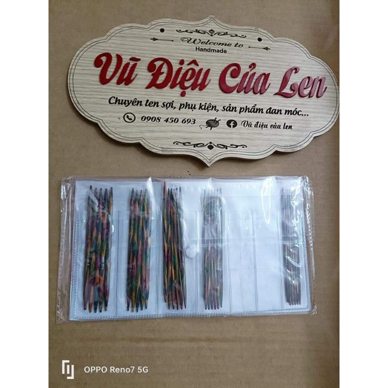 SET Kim đan 2 đầu Knitpro symfonie 10cm