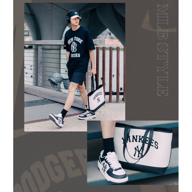 Túi tote MLB size lớn Newyork Yankees