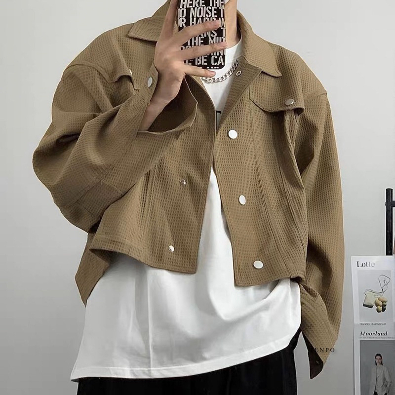 Áo Khoác Form Crop TENPO