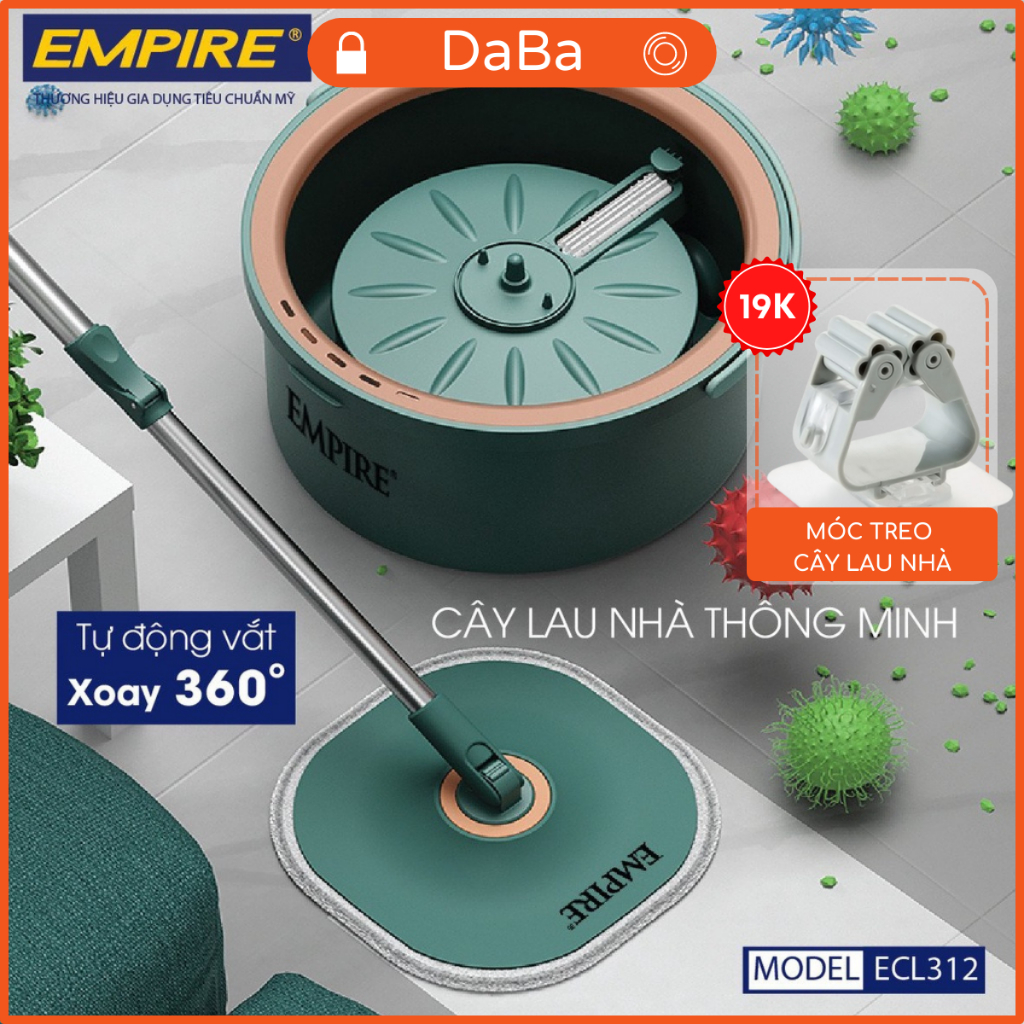 Cây lau nhà thông minh Empire (E312) tiện lợi ,bộ lau nhà thông minh ,đa năng