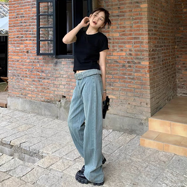 Áo thun baby tee nữ trơn form ôm chất liệu cotton co dãn 4 chiều 100% Kimee MA044