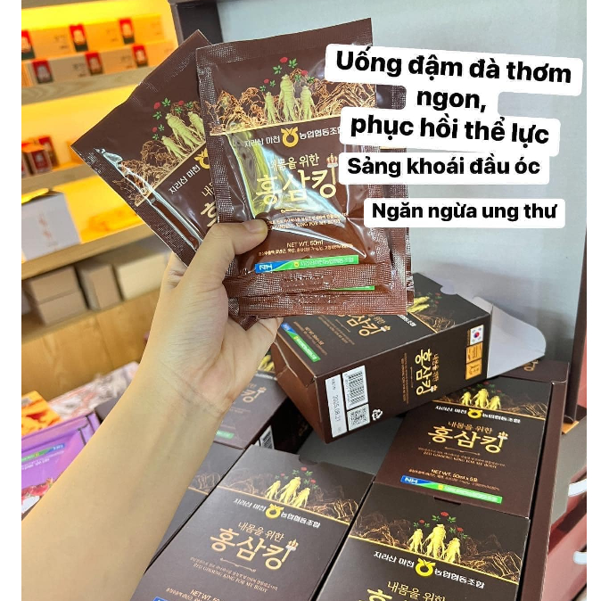 1 GÓI 50ML_Nước hồng sâm hoàng đế nội địa Hàn siêu ngon và khỏe