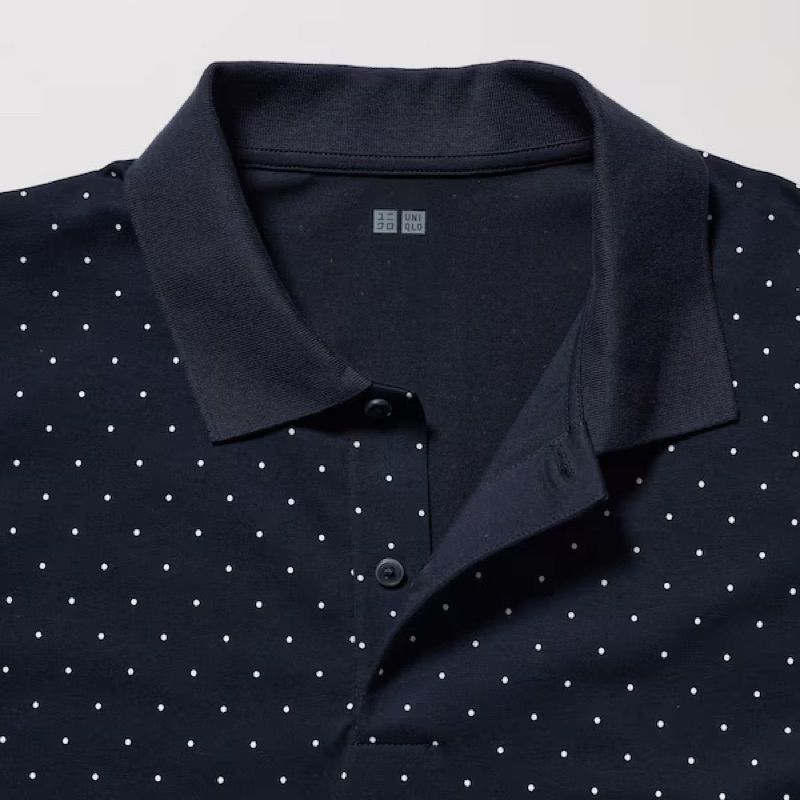Áo polo Nam Airism Uniqlo chất mát mịn
