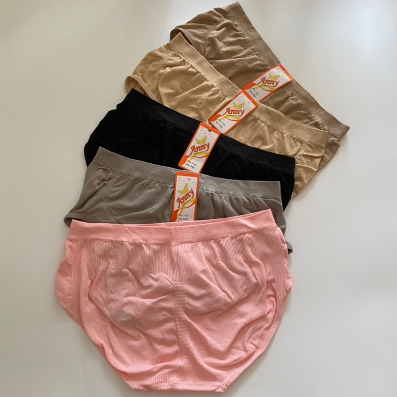 Quần lót nữ cotton thun dáng tam giác Anny 1103 mềm co giãn cạp vừa che bụng hàng Thái lan