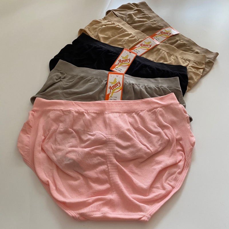 Quần lót nữ cotton thun dáng tam giác Anny 1103 mềm co giãn cạp vừa che bụng hàng Thái lan